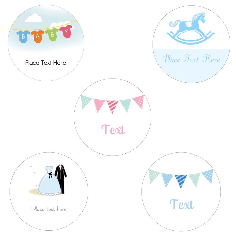 box of 24 cookie 'n' cream rice crispy treats with customizable label