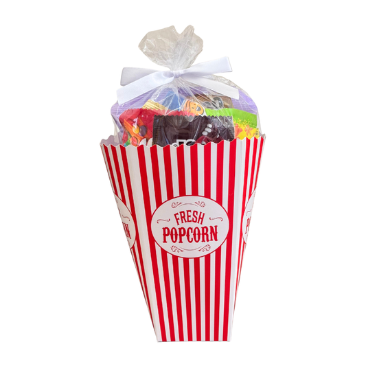 Ultimate Movie Mania Party Favor Bags - Pre-Filled with Snacks & Popcorn